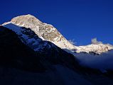 8 10 Makalu And Peak 3 Just Before Sunset Begins From Sandy Camp Makalu West Face, Makalu West Pillar, Makalu Southwest Face, and Peak 3 / Sherson (6422m) just before sunset from Makalu Sandy Camp (5300m)